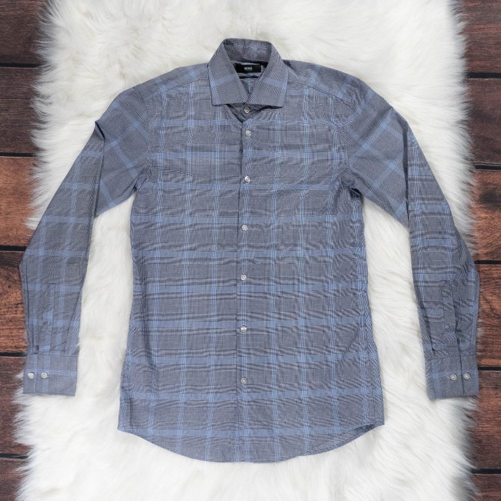 Hugp Boss Slim Fit Long Sleeve Jarron Dress Shirt